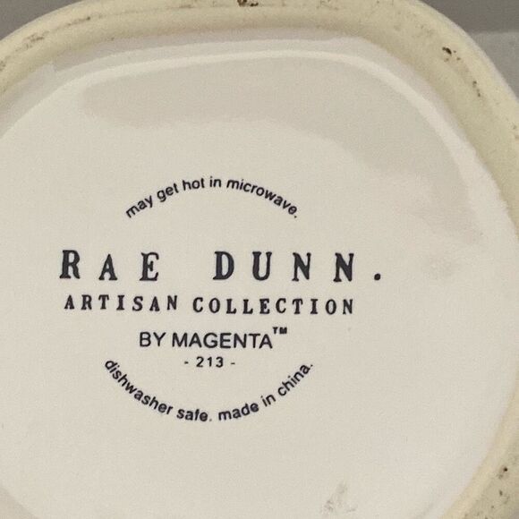 Rae Dunn Magenta White Pink Interior Hop To It Easter Bunny Ceramic Coffee Mug - Picture 5 of 6